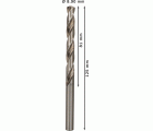 Broca helicoidal PRO Metal HSS-G, longitud estándar, 8,9 x 81 x 125 mm, 5 unidades