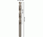 Broca helicoidal PRO Metal HSS-G, longitud estándar, 9,2 x 81 x 125 mm, 5 unidades