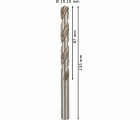 Broca helicoidal PRO Metal HSS-G, longitud estándar, 10,1 x 87 x 133 mm, 5 unidades