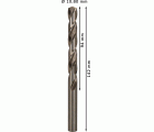 Broca helicoidal PRO Metal HSS-G, longitud estándar, 10,8 x 94 x 142 mm, 5 unidades