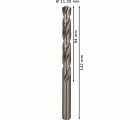 Broca helicoidal PRO Metal HSS-G, longitud estándar, 11,2 x 94 x 142 mm, 5 unidades