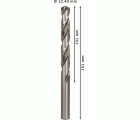 Broca helicoidal PRO Metal HSS-G, longitud estándar, 12,4 x 101 x 151 mm, 5 unidades