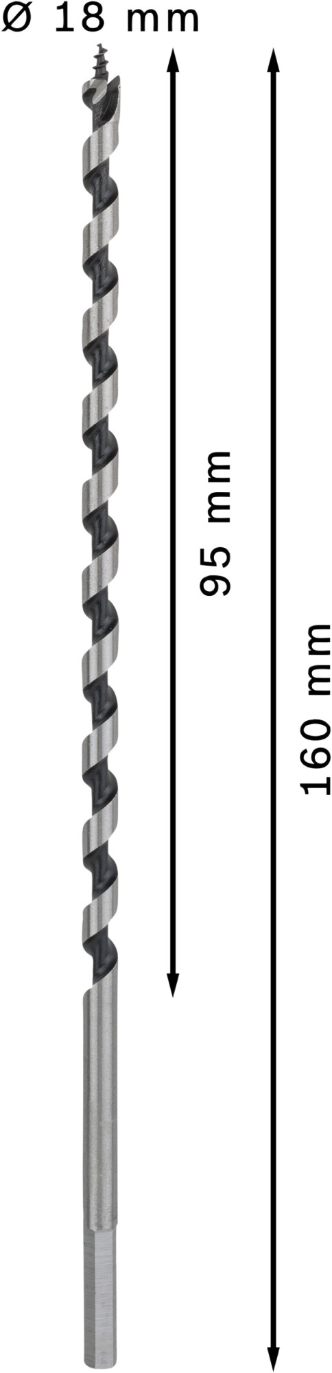 Broca salomónica PRO Wood, 7 x 170 x 235 mm