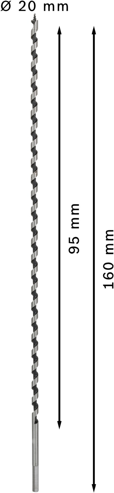 Broca salomónica PRO Wood, 7 x 385 x 450 mm