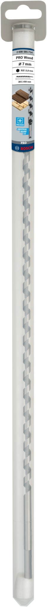 Broca salomónica PRO Wood, 7 x 385 x 450 mm