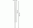 Broca salomónica PRO Wood, 12 x 470 x 600 mm
