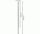Broca salomónica PRO Wood, 14 x 470 x 600 mm