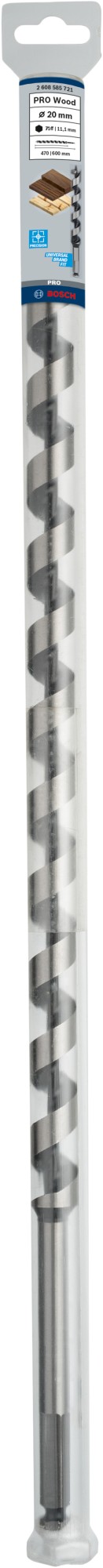 Broca salomónica PRO Wood, 20 x 470 x 600 mm