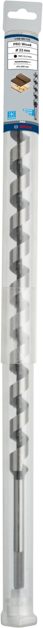 Broca salomónica PRO Wood, 22 x 470 x 600 mm