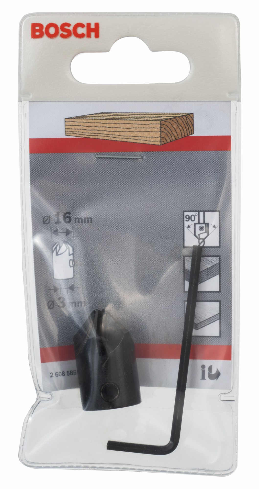 Avellanadores insertables para brocas helicoidales para madera