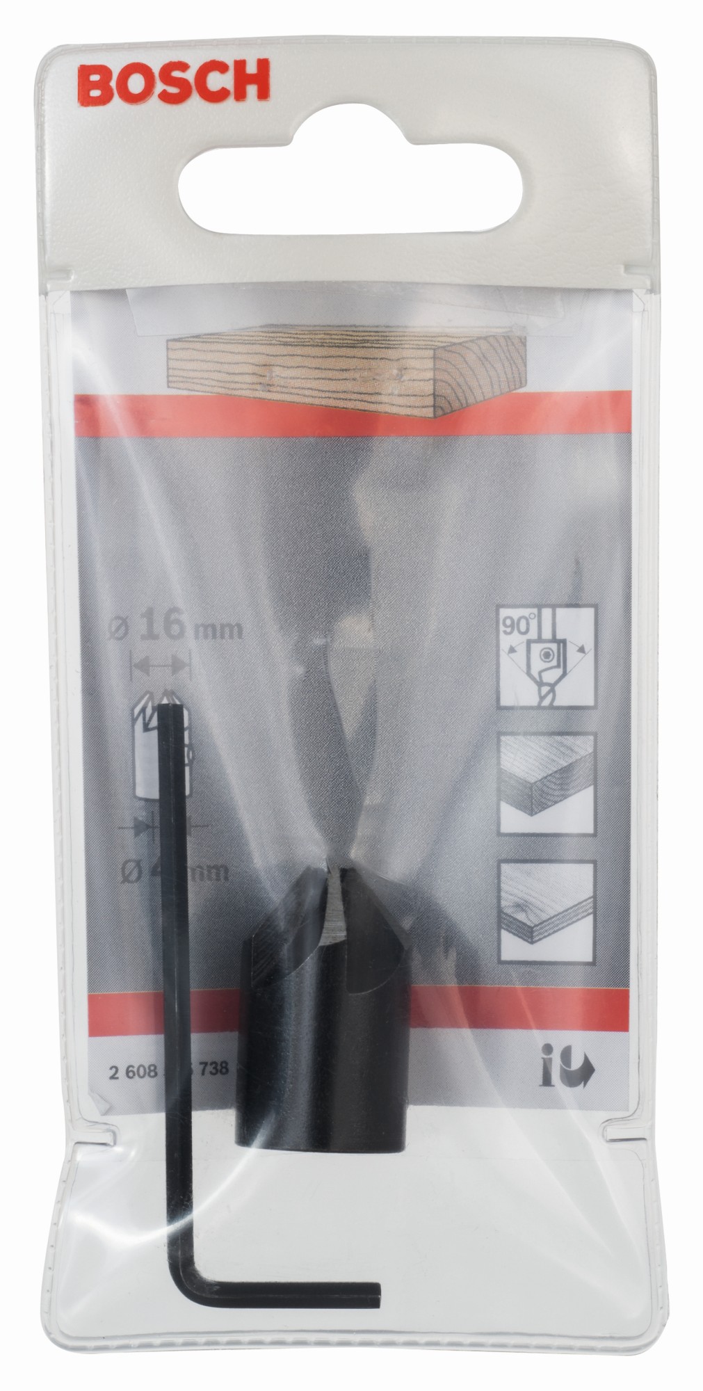 Avellanadores insertables para brocas helicoidales para madera