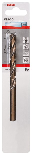 Brocas metálicas HSS-Co, DIN 338