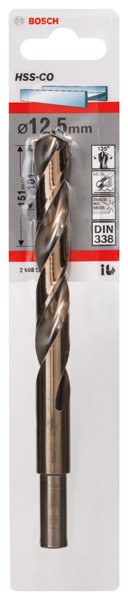 Brocas metálicas HSS-Co, DIN 338