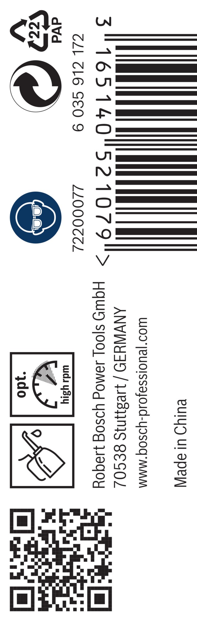 Broca helicoidal PRO Stainless Steel HSS-Co, 1 x 12 x 34 mm, 10 unidades