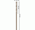 Broca helicoidal PRO Stainless Steel HSS-Co, 1 x 18 x 40 mm, 10 unidades