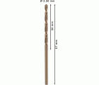 Broca helicoidal PRO Stainless Steel HSS-Co, 2 x 30 x 57 mm, 10 unidades