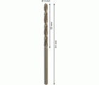 Broca helicoidal PRO Stainless Steel HSS-Co, 3 x 33 x 61 mm, 10 unidades
