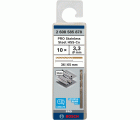 Broca helicoidal PRO Stainless Steel HSS-Co, 3,3 x 36 x 65 mm, 10 unidades