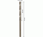 Broca helicoidal PRO Stainless Steel HSS-Co, 3,5 x 39 x 70 mm, 10 unidades