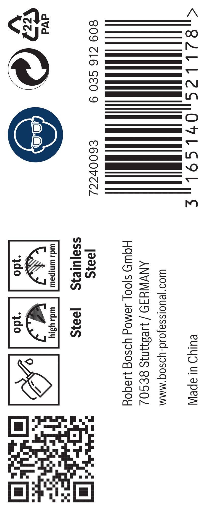 Broca helicoidal PRO Stainless Steel HSS-Co, 4,2 x 43 x 75 mm, 10 unidades