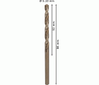 Broca helicoidal PRO Stainless Steel HSS-Co, 5,1 x 52 x 86 mm, 10 unidades