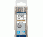 Broca helicoidal PRO Stainless Steel HSS-Co, 6 x 57 x 93 mm, 10 unidades