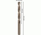 Broca helicoidal PRO Stainless Steel HSS-Co, 9,5 x 81 x 125 mm, 5 unidades