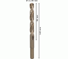 Broca helicoidal PRO Stainless Steel HSS-Co, 11 x 94 x 142 mm, 5 unidades