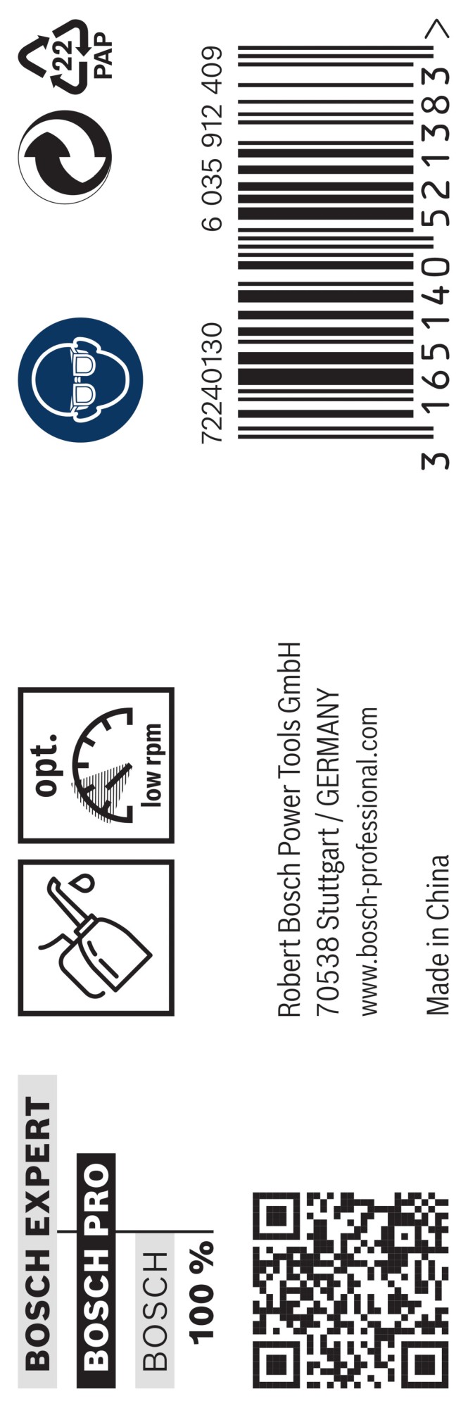 Broca helicoidal PRO Stainless Steel HSS-Co, 12 x 101 x 151 mm, 5 unidades