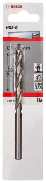 Broca para metal HSS-G, DIN 338
