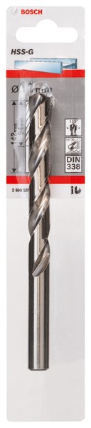 Broca para metal HSS-G, DIN 338
