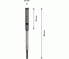 Broca PRO SDS plus Rebar Cutter, 22 x 120 x 300 mm