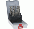 Set de brocas helicoidales PRO Metal HSS-G, 19 uds.