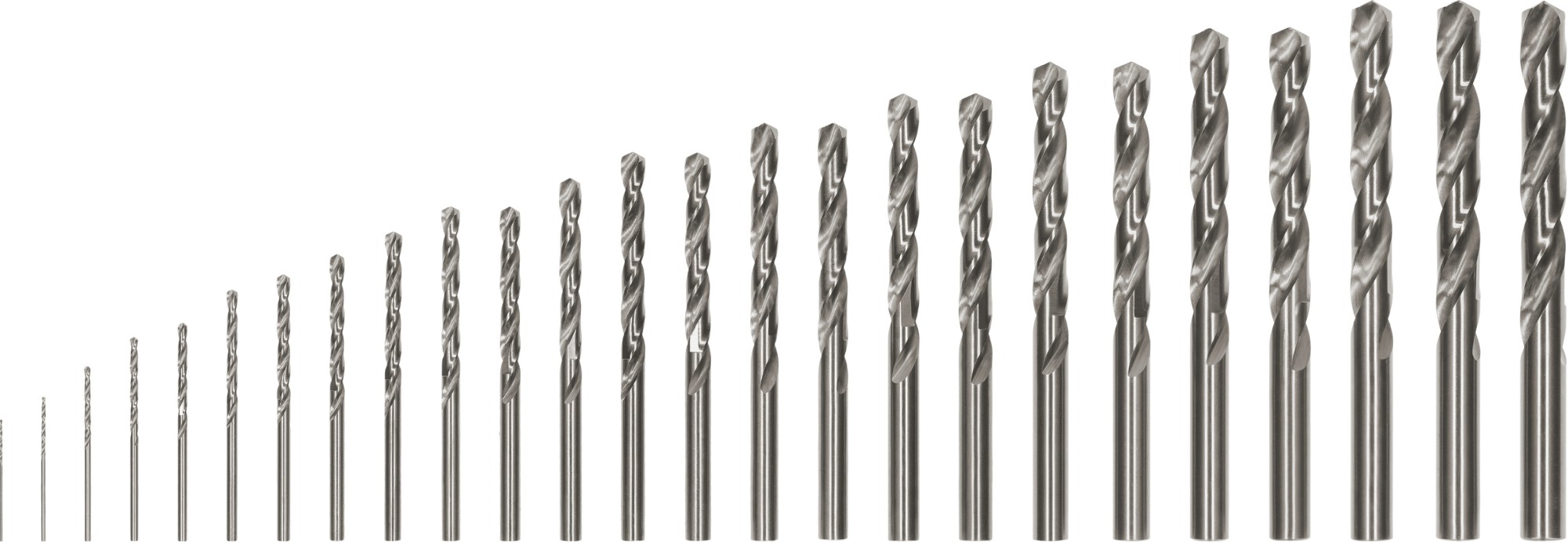 Set de brocas helicoidales PRO Metal HSS-G, 25 uds.