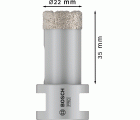 Corona en seco PRO Ceramic dry, 22 x 35 x 22,23 mm