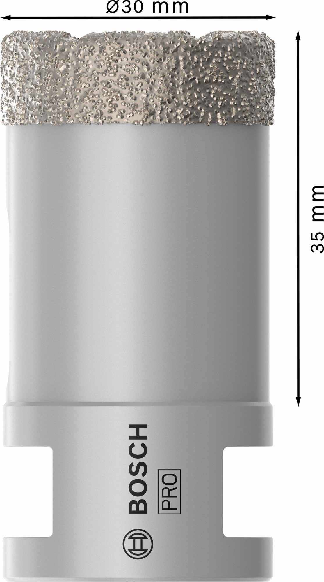 Corona en seco PRO Ceramic dry, 30 x 35 x 22,23 mm