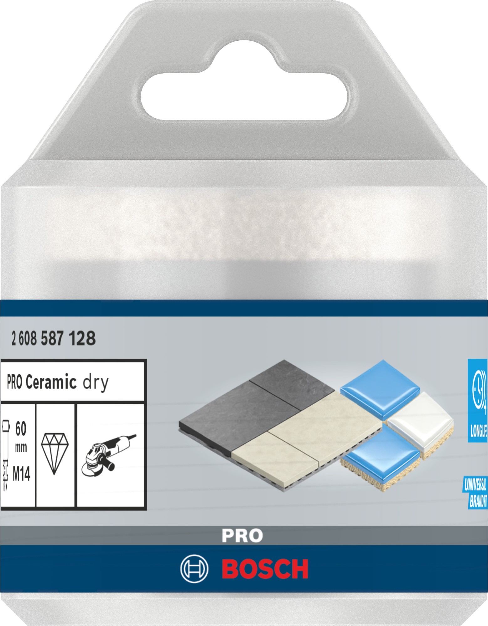 Corona en seco PRO Ceramic dry, 60 x 35 x 22,23 mm