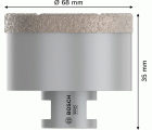 Corona en seco PRO Ceramic dry, 68 x 35 x 22,23 mm