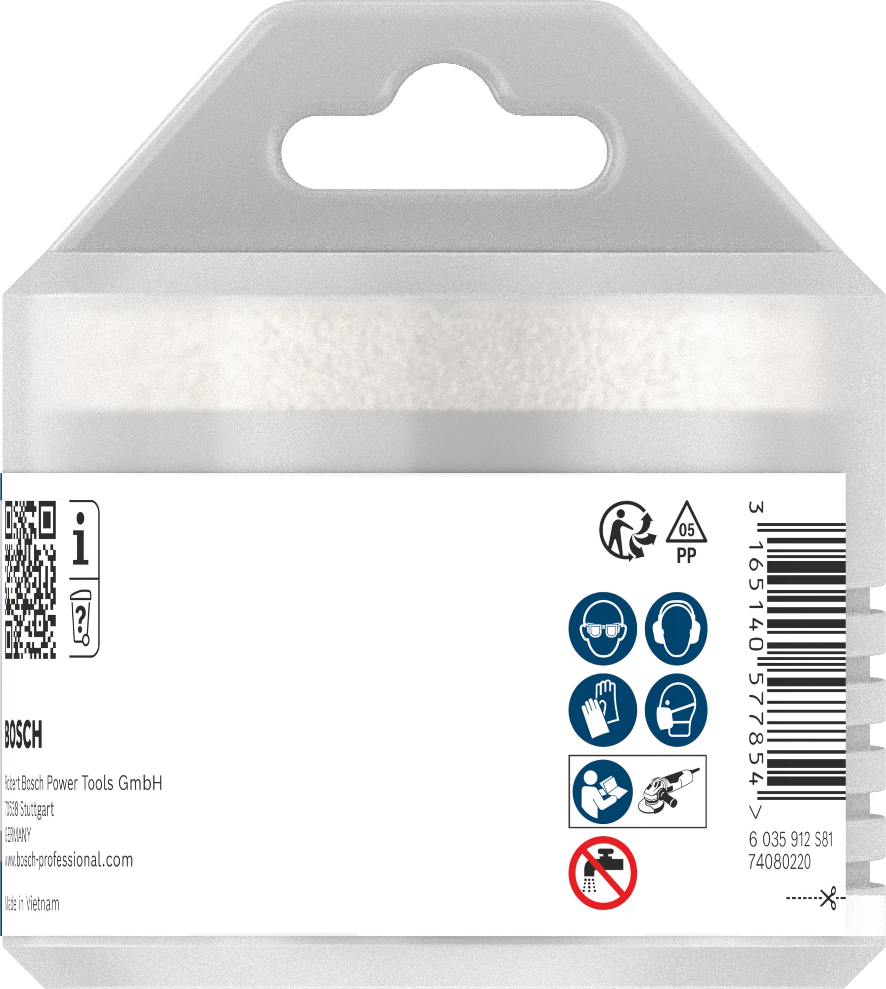 Corona en seco PRO Ceramic dry, 75 x 35 x 22,23 mm