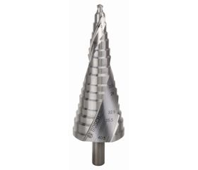 Brocas escalonadas HSS con vástago de 3 planos para racores de cables