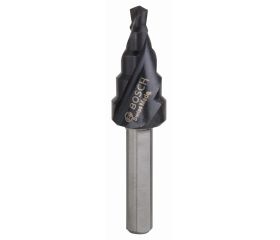 Brocas escalonadas HSS-AlTiN con vástago de 3 planos