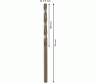 Broca helicoidal PRO Stainless Steel HSS-Co, 3,7 x 39 x 70 mm, 10 unidades