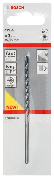 Brocas para hormigón CYL-5