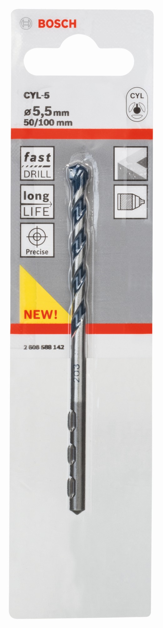 Brocas para hormigón CYL-5