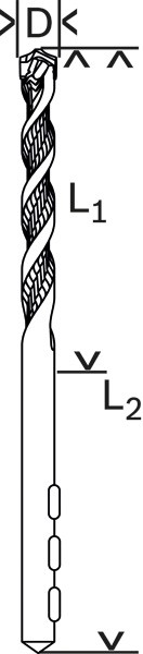 Brocas para hormigón CYL-5