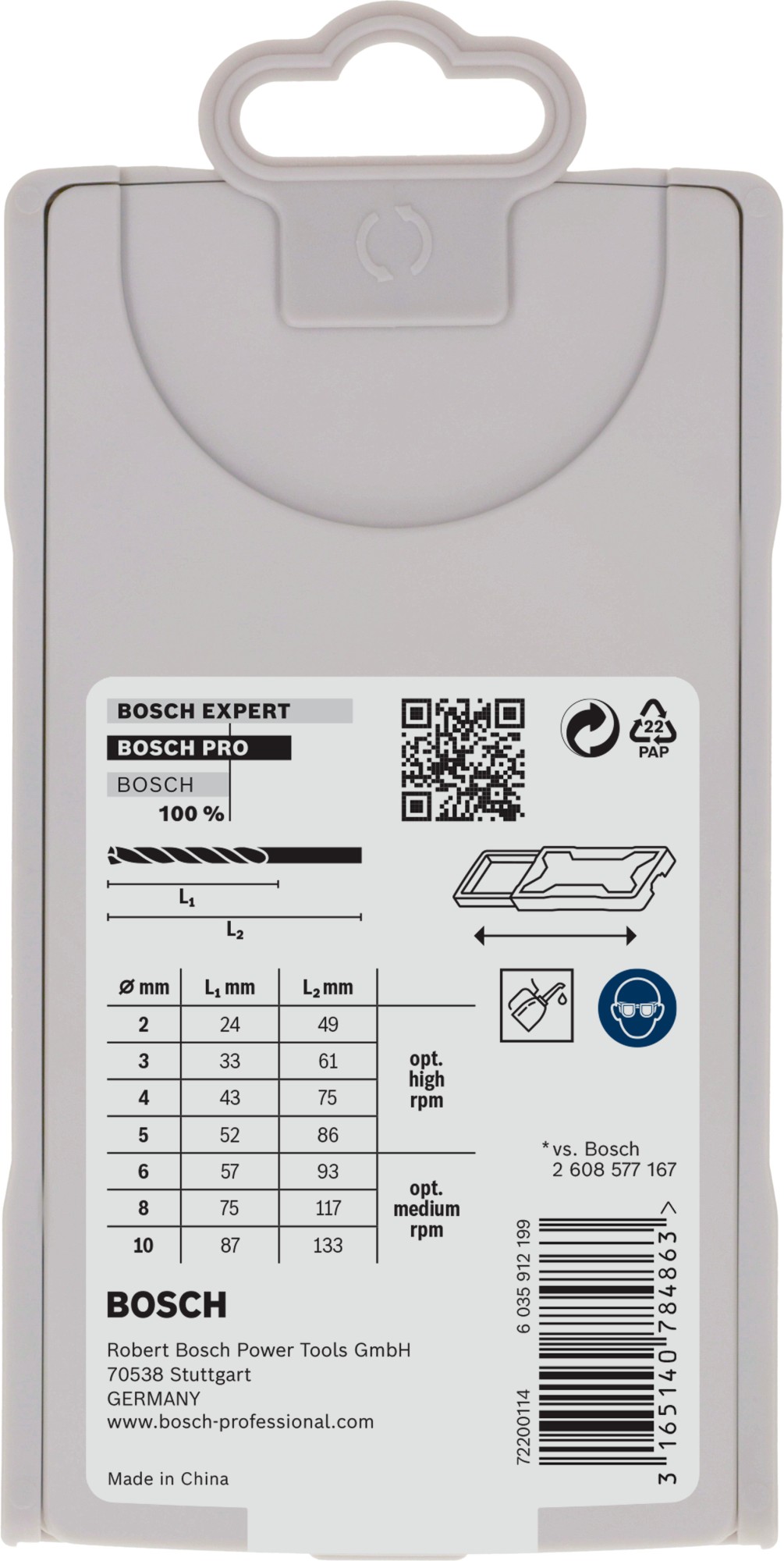 Set de brocas PRO Stainless Steel HSS-Co, 7 uds.