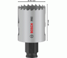 Sierra de corona PRO Multi Material PC Plus, 40 mm