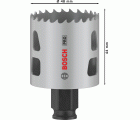 Sierra de corona PRO Multi Material PC Plus, 48 mm