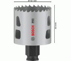 Sierra de corona PRO Multi Material PC Plus, 52 mm