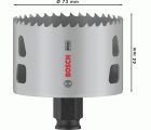 Sierra de corona PRO Multi Material PC Plus, 73 mm